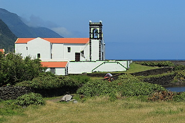 kostel ve Fajã da Caldeiro de Santa Cristo